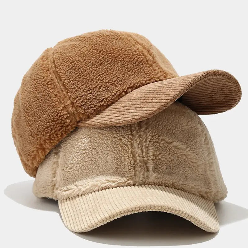 Lamb Wool Baseball Cap