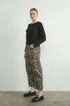 Suzie Animal Print Barrel Pant