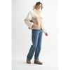 Edith Plaid Contrast Fleece Jacket