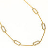 Burnisse 18K Gold Non-Tarnish Dainty Chain Necklace