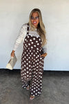 Karli Polka Dot Boho Overalls
