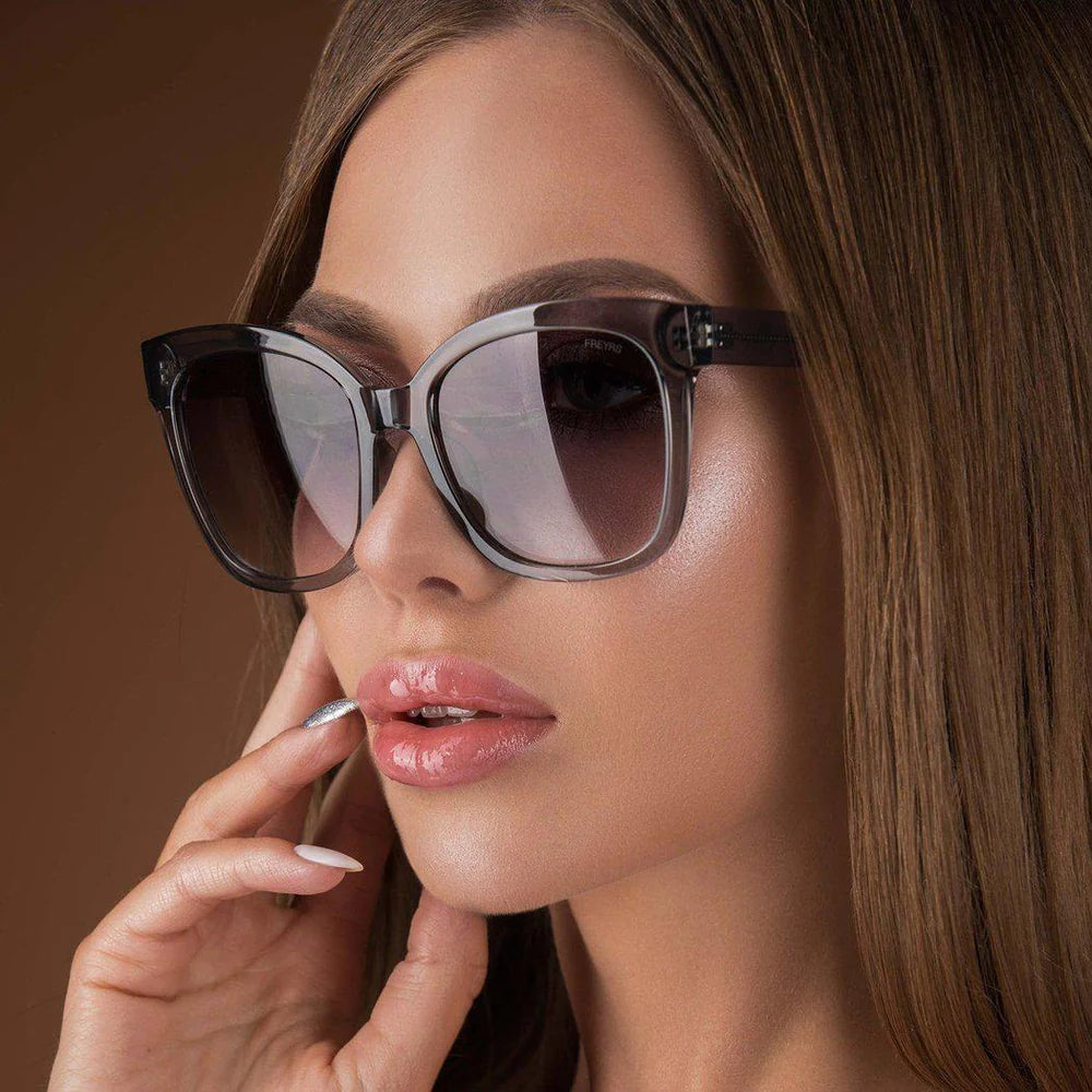 Lola Sunglasses in Gray by Freyrs Eyewear