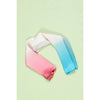 Ombre Color Print Silky Bandana Scarf