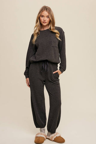Bonnie Sheer Button V-Neck