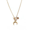 Wesson Moon Toggle Chain Necklace by Beljoy