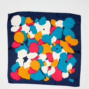 Color Block Silky Bandana Scarf