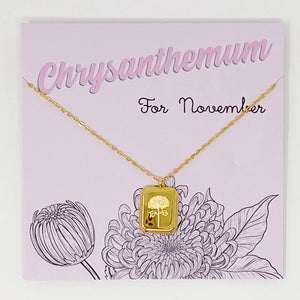 Blooming Floral Birth Month Necklaces
