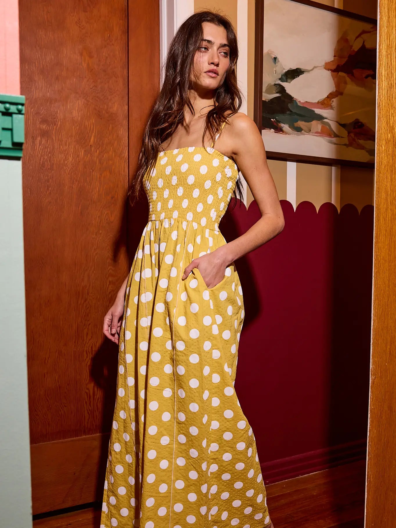 アンドレスド　flocky dot pants dress flocky dot pants dress | ANDRESD