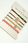 Boho Dual Function Bracelet Hair Tie Sets