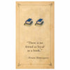 Literary Quotes Book Post Earrings