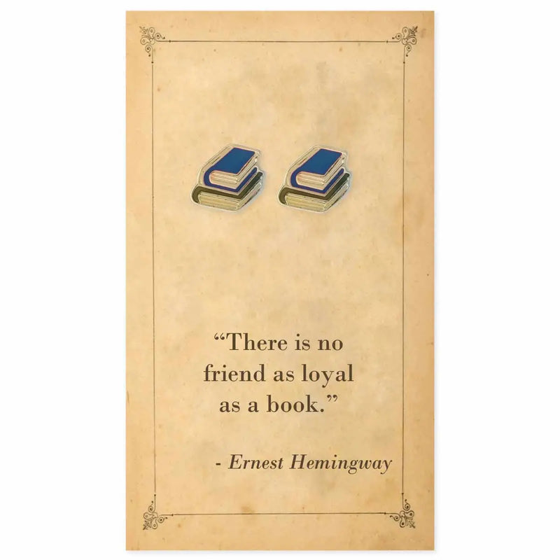 Literary Quotes Book Post Earrings