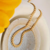 Verna Gold Non-Tarnish Wheat Gold Chain