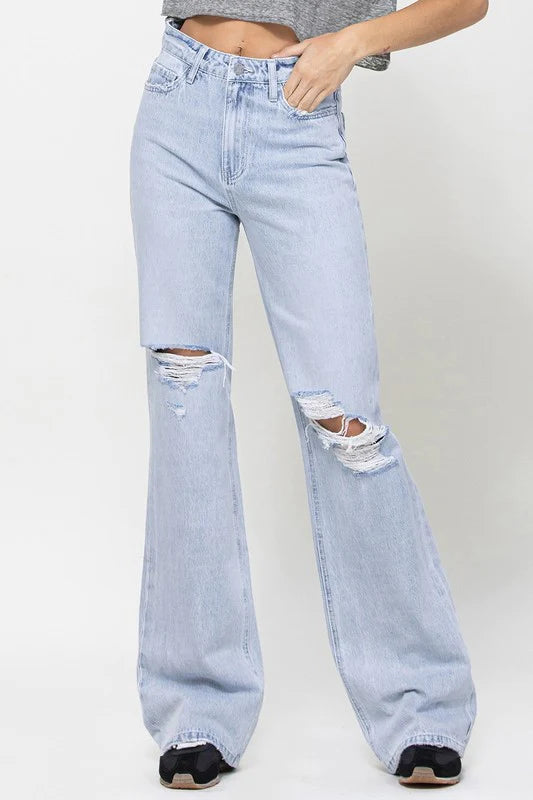 Avenida 90's Vintage Flare Jeans by Vervet Flying Monkey – Polka Avenida 90's Vintage Flare Jeans by Vervet Flying Monkey – Polka