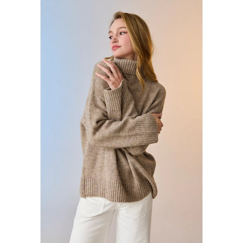 Allie Turtleneck Sweater Top