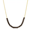 Talisman Charm Pearl and Chain Necklace in Gold