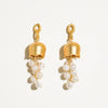 Merope 18K Gold Bellflower Pearl Earring