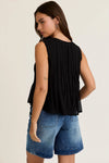 Simone Tuck Detail Sleeveless Top