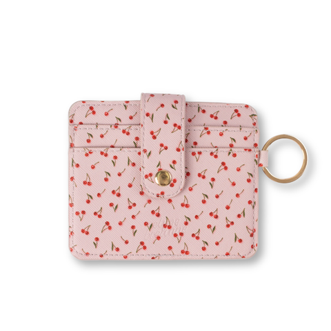 Floral Polka Dot Wristlet with Bow Women main image 4