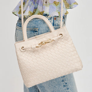 Blakely Woven Crossbody in Ivory by Urban Expressions