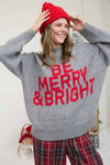 Be Merry & Bright Crewneck Pullover Sweater
