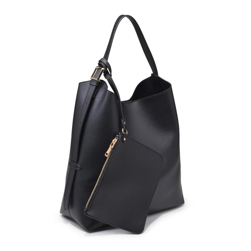 Zelda Hobo Bag in Black by Urban Expressions