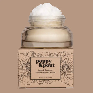 Poppy & Pout Exfoliating Lip Scrub in Multiple Flavor Options