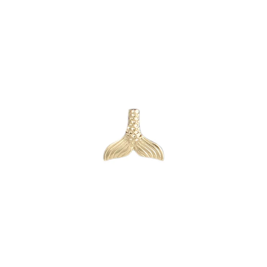 Mermaid Tail Post Earrings