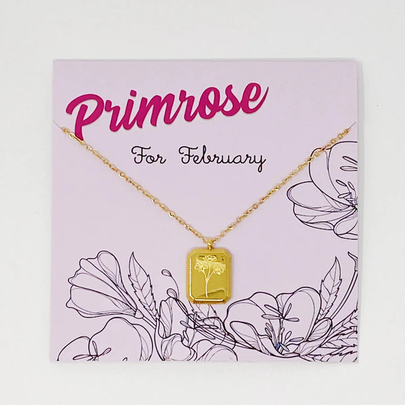 Blooming Floral Birth Month Necklaces