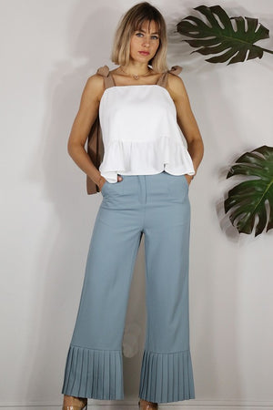 Glenda Pleated Bottom Pants