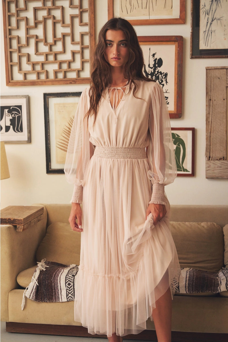 sheer mesh wrap dress Wesley Sheer Wrap Dress Something By Sonjia