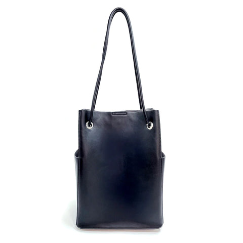 Large Nylon Crescent Bag in Black by Baggu