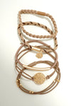 Boho Dual Function Bracelet Hair Tie Sets