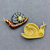 Enamel Brooches in Various Styles
