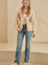 Flora Embroidered Knit Cardigan