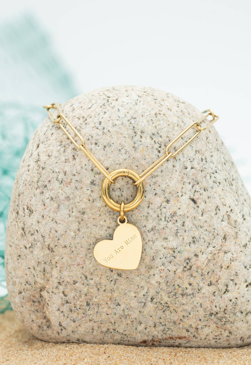 Heart of Mary Necklace Gold by Starfish Project