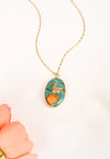 Sierra Bloom Turquoise Emperor Stone Necklace by Starfish Project