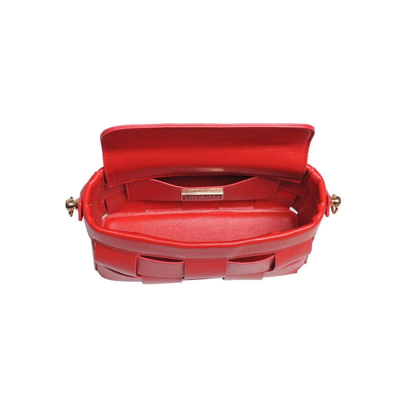 Aurora Woven Crossbody in Red by Urban Expressions