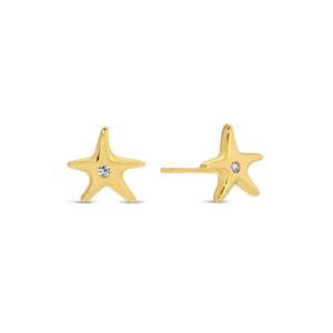 Starfish Velvet Set of 3 Earring Stud Set