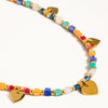 Tiny Strawberry Pendant Necklace in Gold