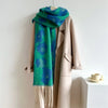 Winter Scarf in Various Color Floral Prints
