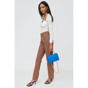 Ines Ultra Suede Padded Woven Crossbody by Urban Expressions