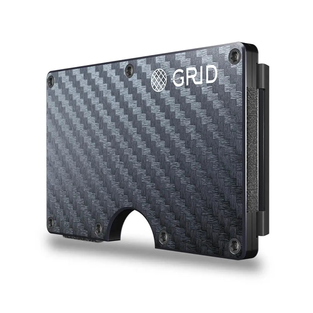 Grid Wallet in Carbon Fiber