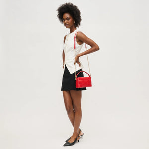 Aurora Woven Crossbody in Red by Urban Expressions