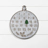 Christmas Countdown Metal Ornamental