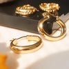 Constance 18K Non-Tarnish Classic Hoop Earring