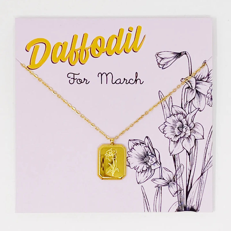 Blooming Floral Birth Month Necklaces