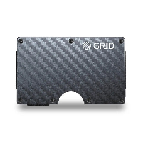 Grid Wallet in Titanium