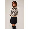 Nina Leopard Ribbon Detail Cardigan