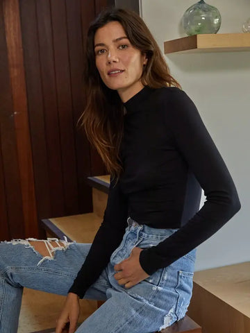 Aida Cropped Collared Top by Lush Clothing