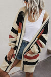 Vanna Button Neck Fringe Poncho in 5 Color Choices